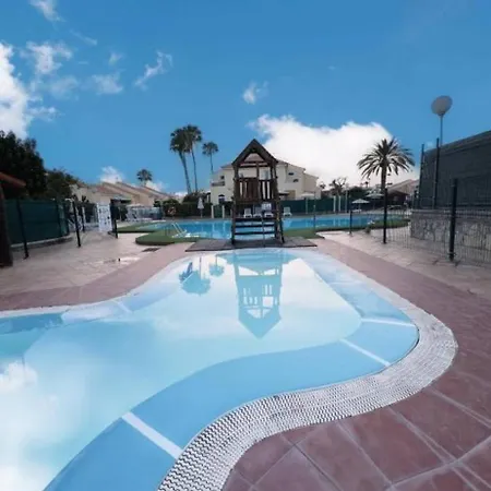 With Terrace Bbq Pool In Maspalomas (Gran Canaria)