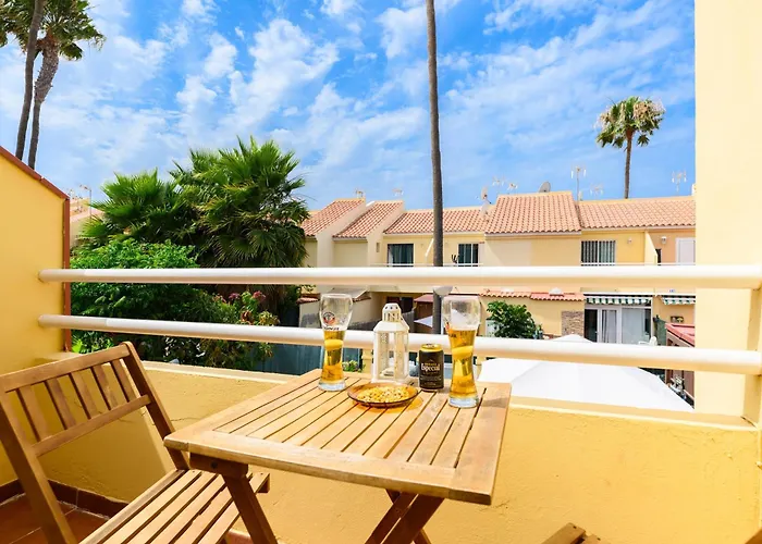 With Terrace Bbq Pool In Maspalomas (Gran Canaria)