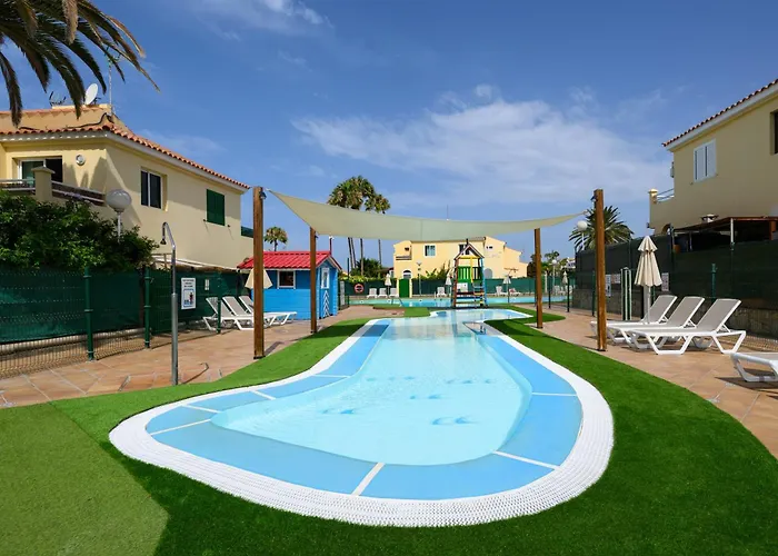 With Terrace Bbq Pool In Maspalomas (Gran Canaria)