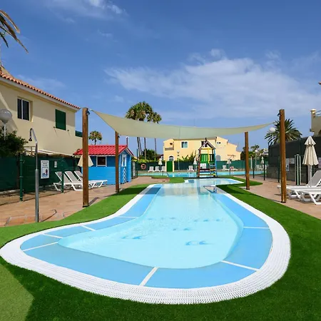 With Terrace Bbq Pool In Maspalomas (Gran Canaria)