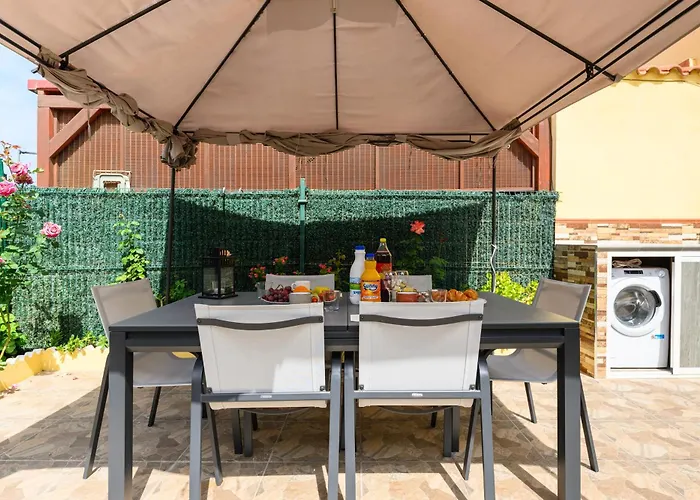 With Terrace Bbq Pool In * Маспаломас